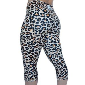 Feed Me Fight Me Cheetah Mid-Rise Leggings